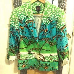 Green blazer